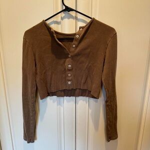 Brandy button up long sleeve